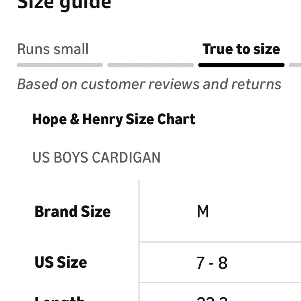 Hope & Henry Boys' Cardigan Sweater size medium - Picture 16 of 16